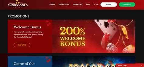 Cherry Gold Casino Promotions .